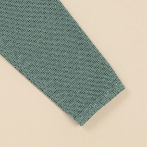 ワッフル長袖Tシャツ(90cm インク ブルー): ベビー - ナルミヤ ワッフル長袖Tシャツ(90cm インク ブルー): ベビー - ナルミヤ