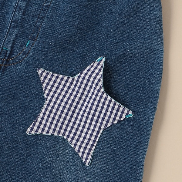 Narumiya Online ナルミヤ オンラインの公式通販サイト星月ニットデニムパンツ 80cm 紺 ベビー