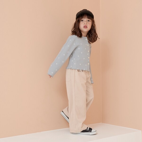 きれい見えコーデュロイパンツ(110cm アイボリー): キッズ - ナルミヤ