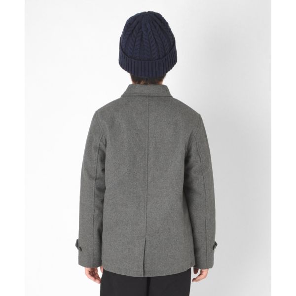 Narumiya Online ナルミヤ オンラインの公式通販サイトメルトン Pコート 130 グレー ジュニア