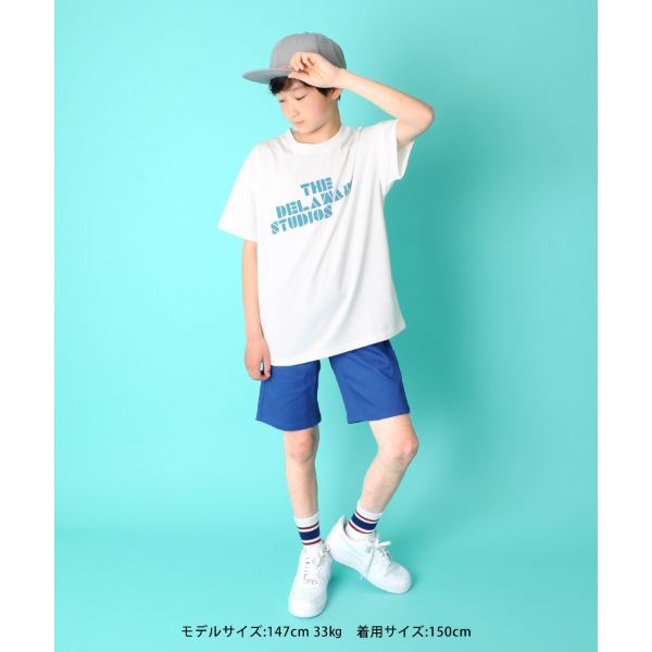天竺・ドロップショルダーアソートプリント半袖Tシャツ