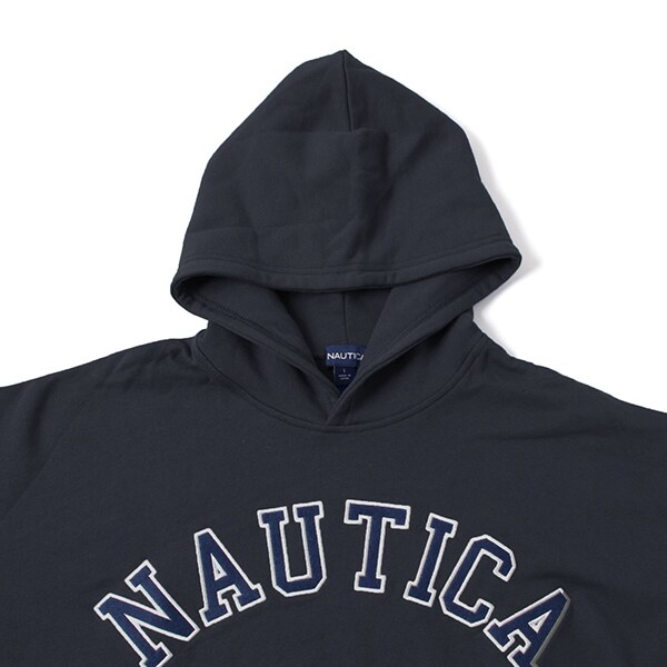 再入荷】【NAUTICA】フロントロゴアップリケ刺繍プルパーカー(XLサイズ