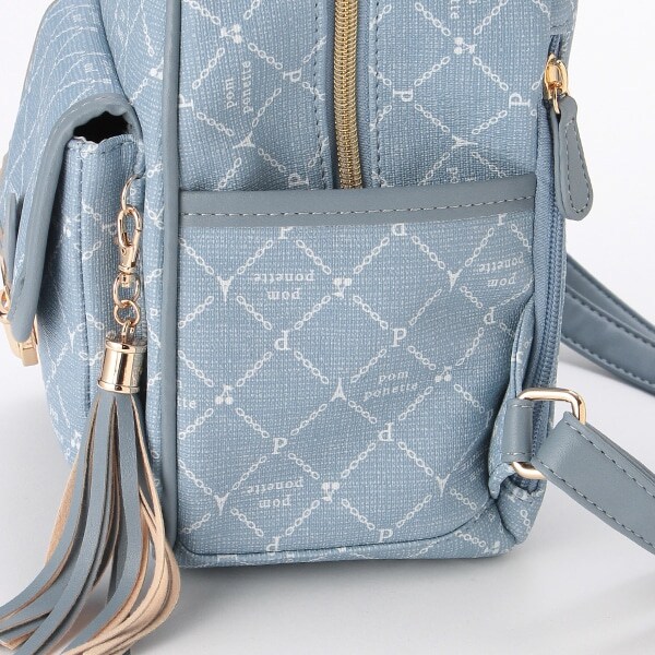 【✨激レア✨】メゾピアノ　ポポちゃん　リュック型バック セール】約21L ハートポーチつきロゴリボンリュック（バックパック