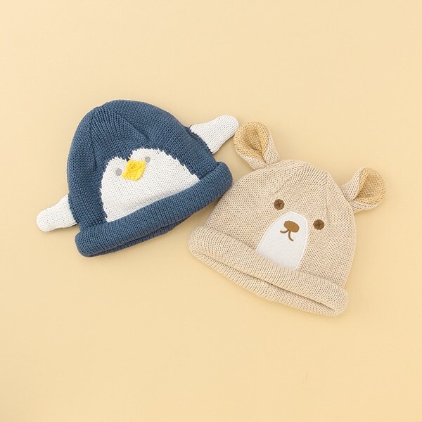 Narumiya Online ナルミヤ オンラインの公式通販サイトアニマルニット帽 46 48cm ベージュ 新生児 Narumiya Online ナルミヤ オンラインの公式通販サイトアニマルニット帽 46 48cm ベージュ 新生児