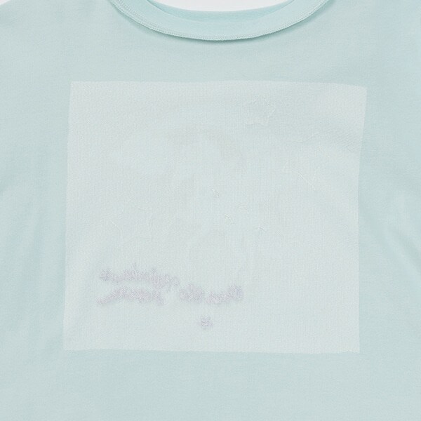 ユニコーン 袖チュール切替 半袖Tシャツ(110cm ミント): キッズ  