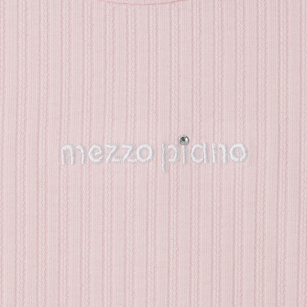 ハートくり抜き プチハイ 半袖Tシャツ(110cm ライト ピンク