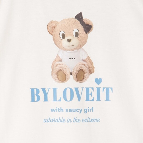 フリルスリーブラビ子Tシャツ