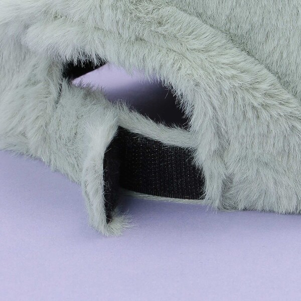クマ耳ファーキャップ(M(54-56cm) ベージュ): ジュニア