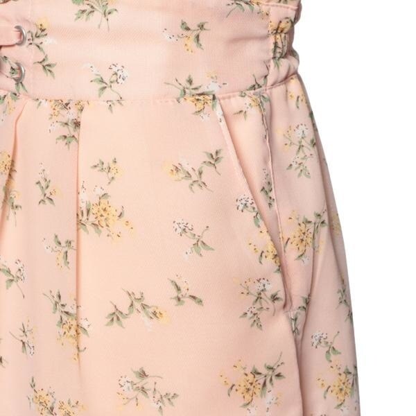 カシュクール花柄オールインワン
