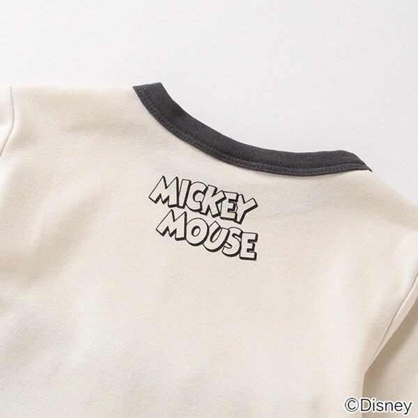 【DISNEY】 ミッキーマウス デザインTシャツ×パンツパジャマセット