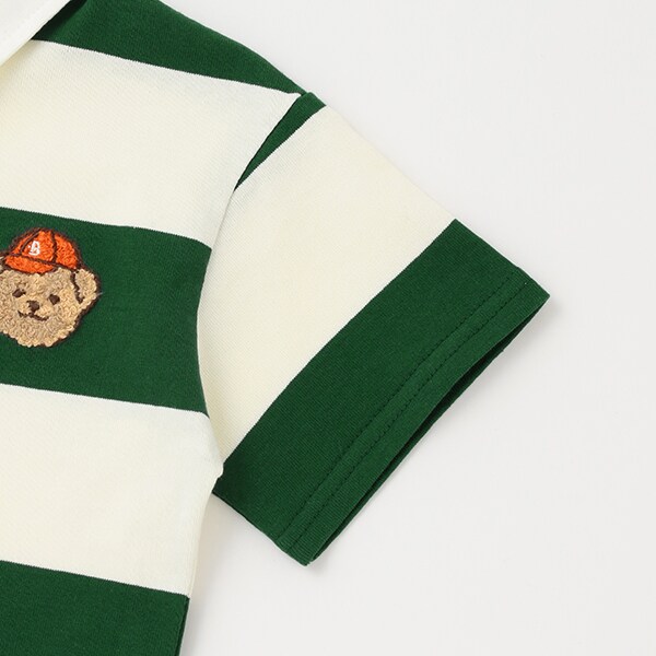 太ボーダーラガー半袖Tシャツ