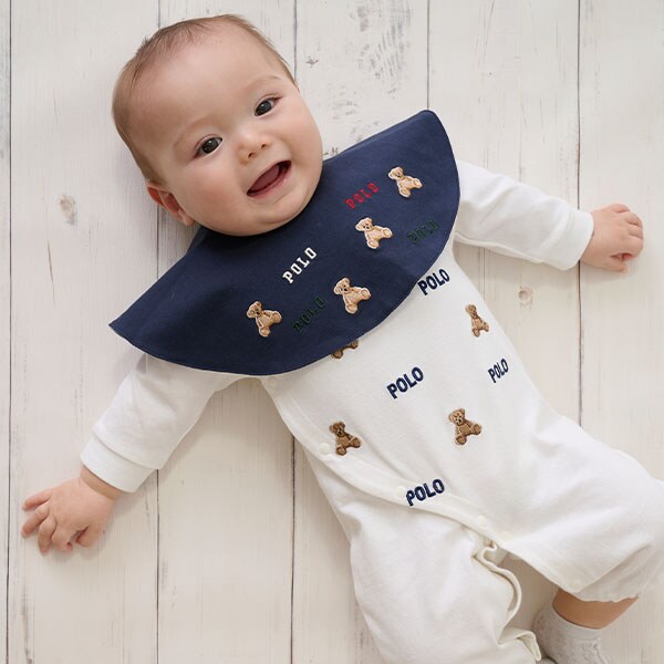 petit main POLO ロンパース スタイ 包装箱無し petit main POLO ロンパース スタイ 包装箱無し