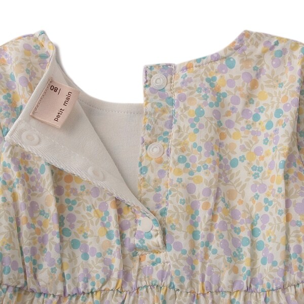 Narumiya Online ナルミヤ オンラインの公式通販サイト花柄チュニックドッキングロンパース 70 ピンク 新生児