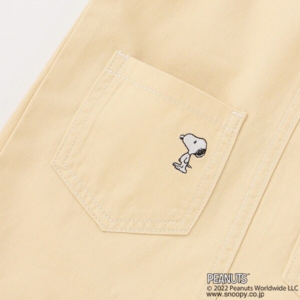 【PEANUTS】刺しゅうジャンパースカート