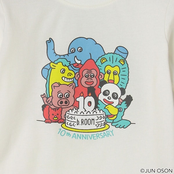 【OSON JUN】 10THアニマルプリントTシャツ