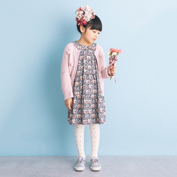 Narumiya Online ナルミヤ オンラインの公式通販サイトハリエッツパンジーワンピース 80 ピンク キッズ