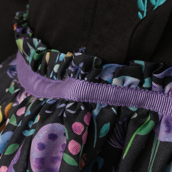 Narumiya Online ナルミヤ オンラインの公式通販サイト北欧柄ドッキングワンピース 90 黒 キッズ