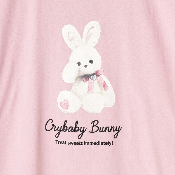 Narumiya Online ナルミヤ オンラインの公式通販サイト うさぎ転写ワンピース S 140 ピンク ジュニア