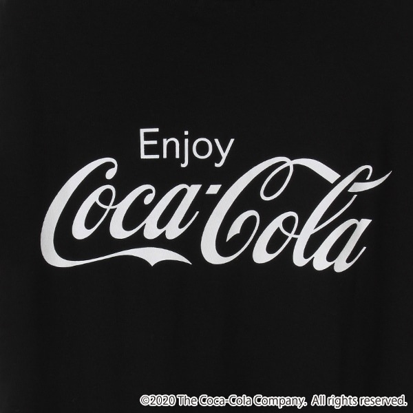 Narumiya Online ナルミヤ オンラインの公式通販サイト コカ コーラ 袖メッシュボックスロゴパーカーワンピース M 150 黒 ジュニア