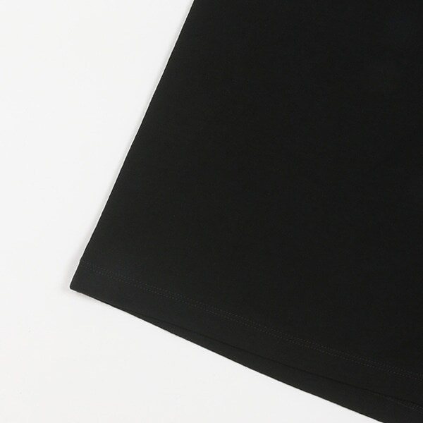 ガールズ ギンガムスリーブTシャツ(140cm 黒): ジュニア - ナルミヤ  