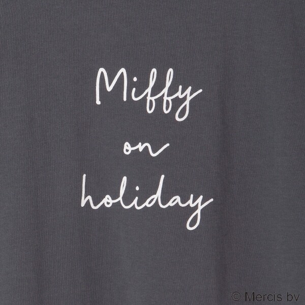 Narumiya Online ナルミヤ オンラインの公式通販サイト ミッフィー フェイスプリントワンピース 90 チャコール キッズ