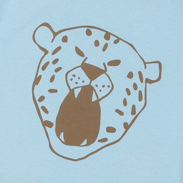 アニマル顔プリントTシャツ(80cm ブルー): ベビー - ナルミヤ
