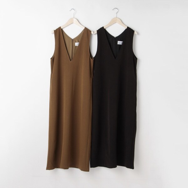 Narumiya Online ナルミヤ オンラインの公式通販サイトvネックワンピース F 黒 大人