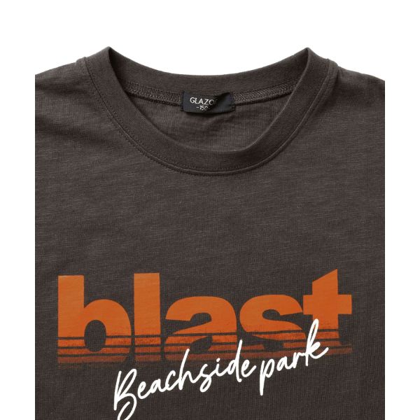 スラブ天竺・サンセットプリント半袖Ｔシャツ