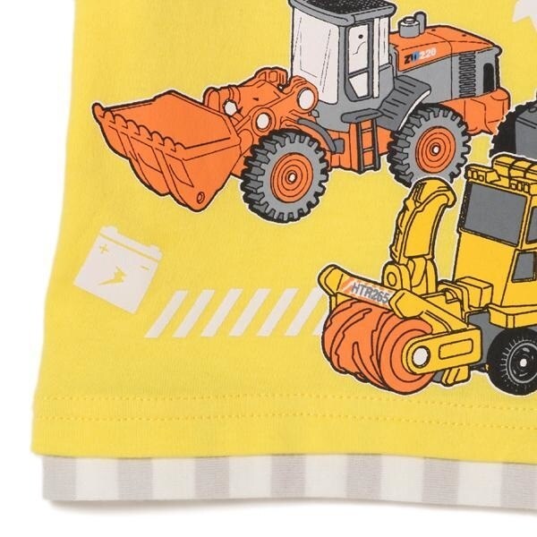 Narumiya Online ナルミヤ オンラインの公式通販サイトトミカコラボ働く車tシャツ 80 オフ ホワイト キッズ