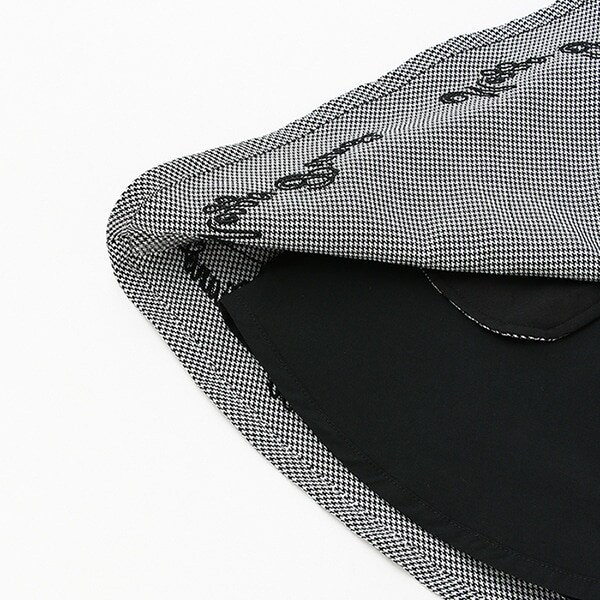 メゾピアノ フロントジップ裾ロゴ　ジャンパースカート　120
