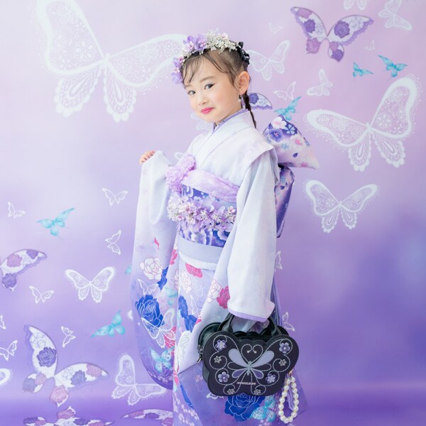 ♡七五三　七歳　着物セット　蝶々♡ 楽天市場】蝶（七五三7歳）（着物セット｜和服）：キッズ
