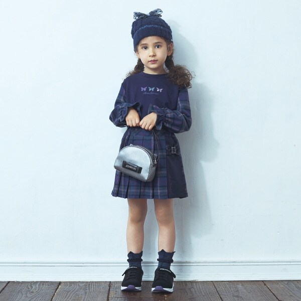 Narumiya Online ナルミヤ オンラインの公式通販サイトリボンニット帽 50 52cm 紺 キッズ