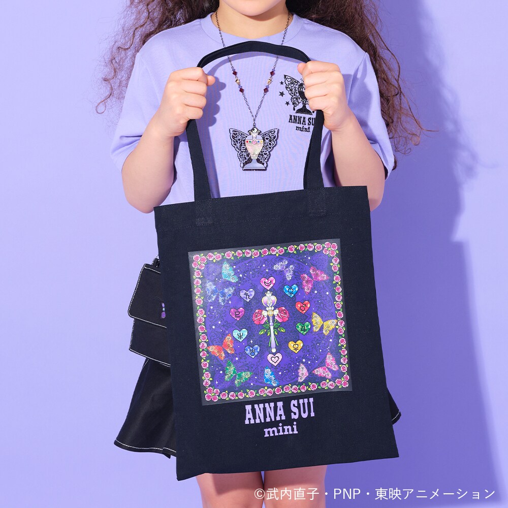 美少女戦士セーラームーン×ANNA SUI mini レッスンバッグ】(F ブラック