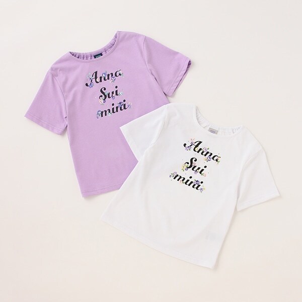 Narumiya Online ナルミヤ オンラインの公式通販サイトロゴ花プリントtシャツ 90cm 白 キッズ