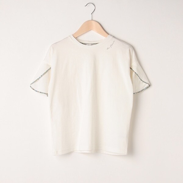 パイピングフレアスリーブTシャツ