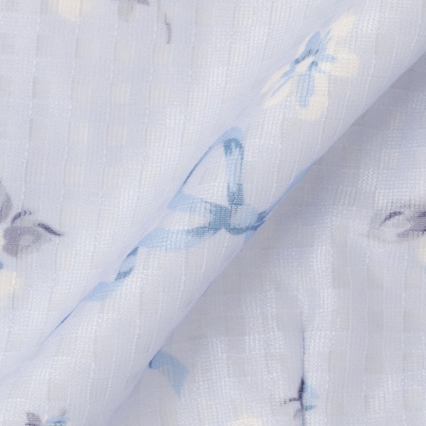 花リボン柄 衿つきワンピース(100cm ライラック): キッズ - ナルミヤ