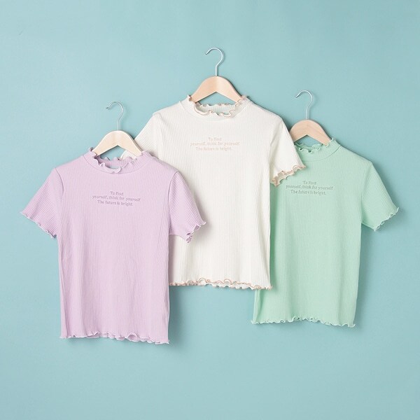 テレコチビハイネックTシャツ