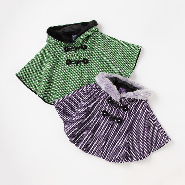 ツイードケープ(M(110-130cm) グリーン): キッズ - ナルミヤ  