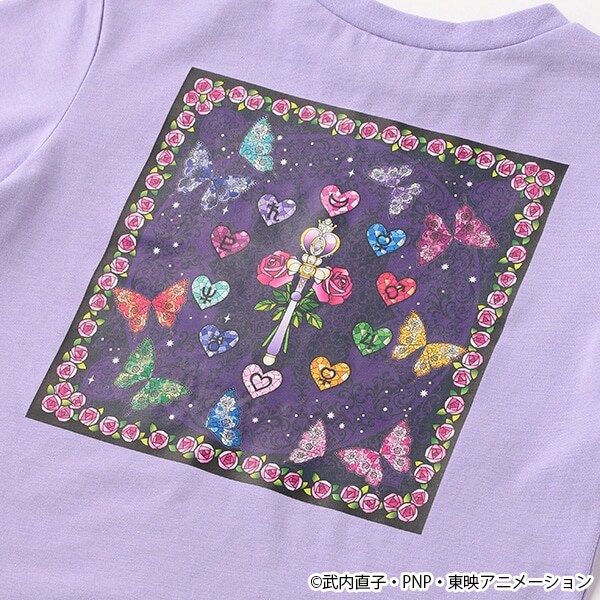 美少女戦士セーラームーン×ANNA SUI mini Tシャツ(ブラック／パープル 