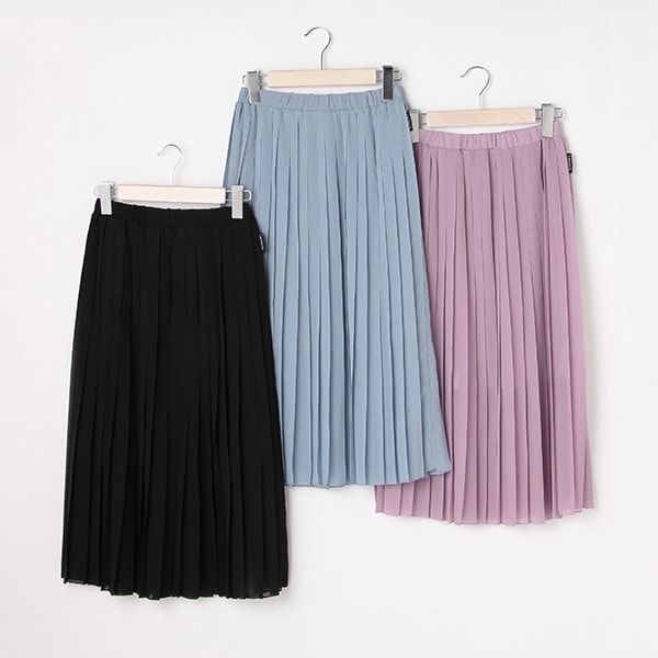 新品 MSGM 12A 厳し ロングスカート ブラック プリーツ 