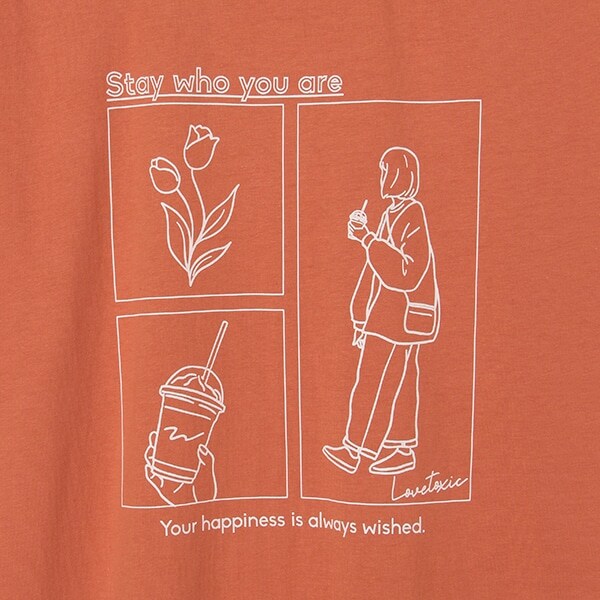 Narumiya Online ナルミヤ オンラインの公式通販サイトバックイラストtシャツワンピース Ss 130 オレンジ ジュニア