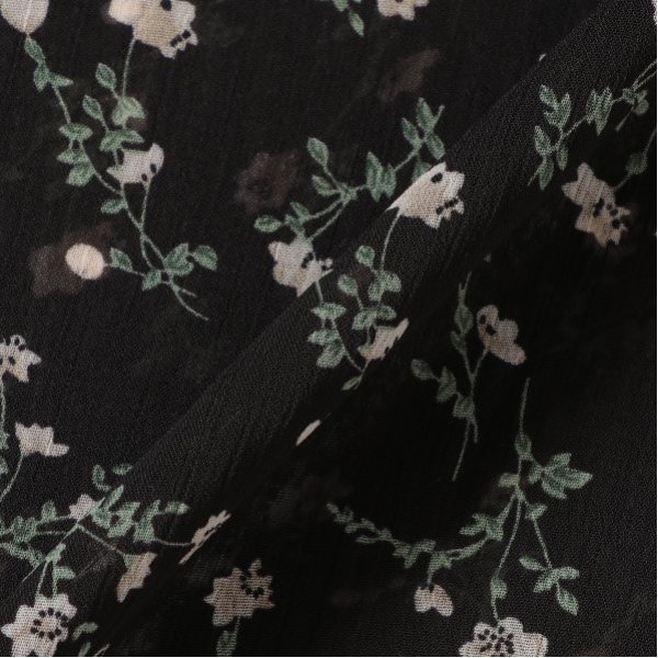 花柄キャミワンピース(S(140cm) 黒): ジュニア - ナルミヤ 花柄キャミワンピース(S(140cm) 黒): ジュニア - ナルミヤ