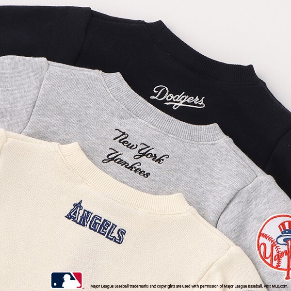 【NEW ERA】MLB チームロゴ Tシャツ ブルー杢 S【NYで購入】