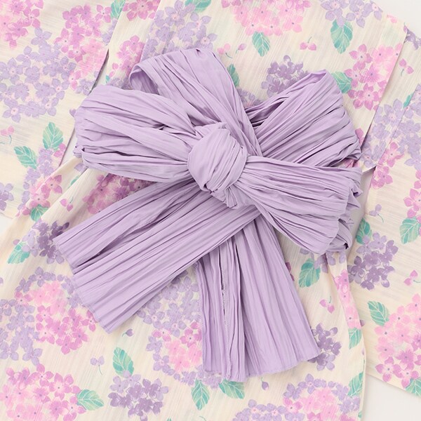 紫陽花柄浴衣