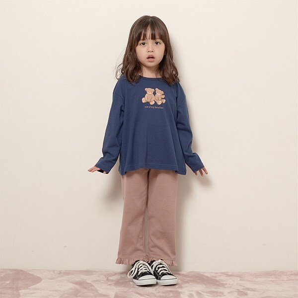 【型崩れしないやわらかコットン】アソートプリントAラインTシャツ