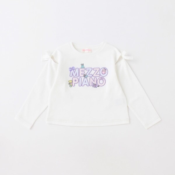 ぬいぐるみロゴ　長袖Tシャツ