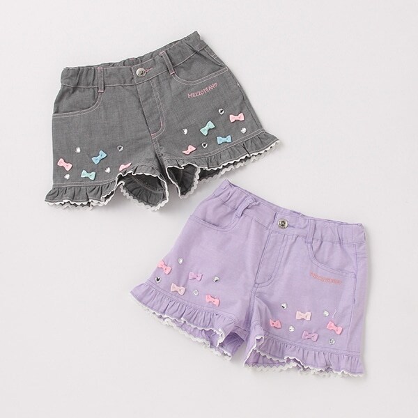 リピート】【直営店で取り扱い無し】キラキラパーツショートパンツ 