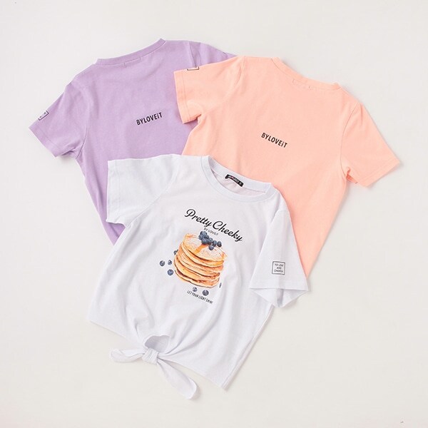 Narumiya Online ナルミヤ オンラインの公式通販サイトパンケーキ裾結び半袖tシャツ 1cm 白 ジュニア
