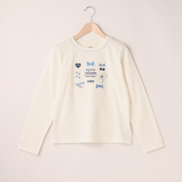 【抗菌・消臭】アクセサリーモチーフ長袖Tシャツ
