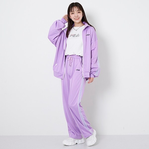 FILA×XLARGE コラボ パンツ 紫 トラックパンツ Mサイズ